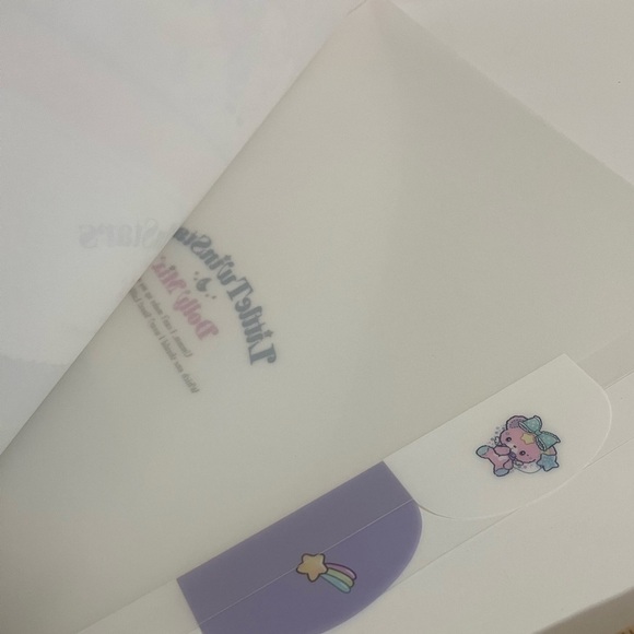 Little Twin Stars Dolly Mix 5 Pocket Folder - Picture 3 of 8